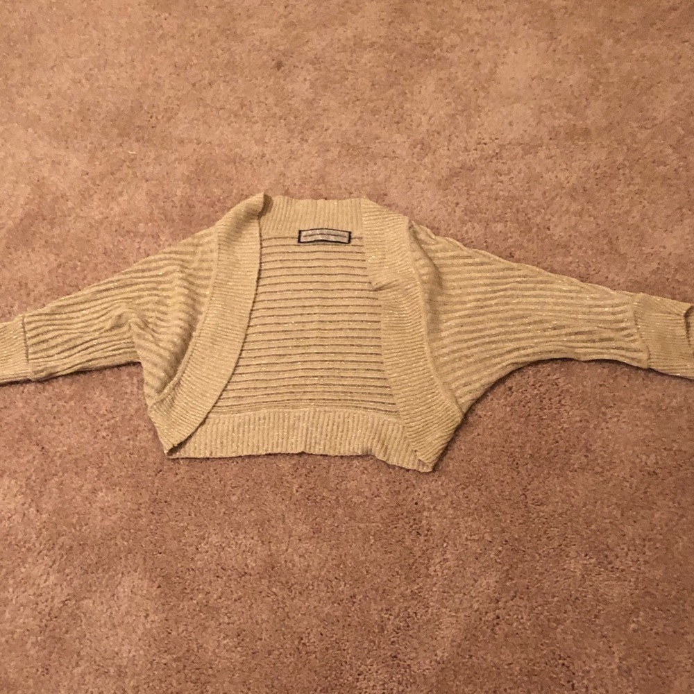 Shimmery Gold Shrug